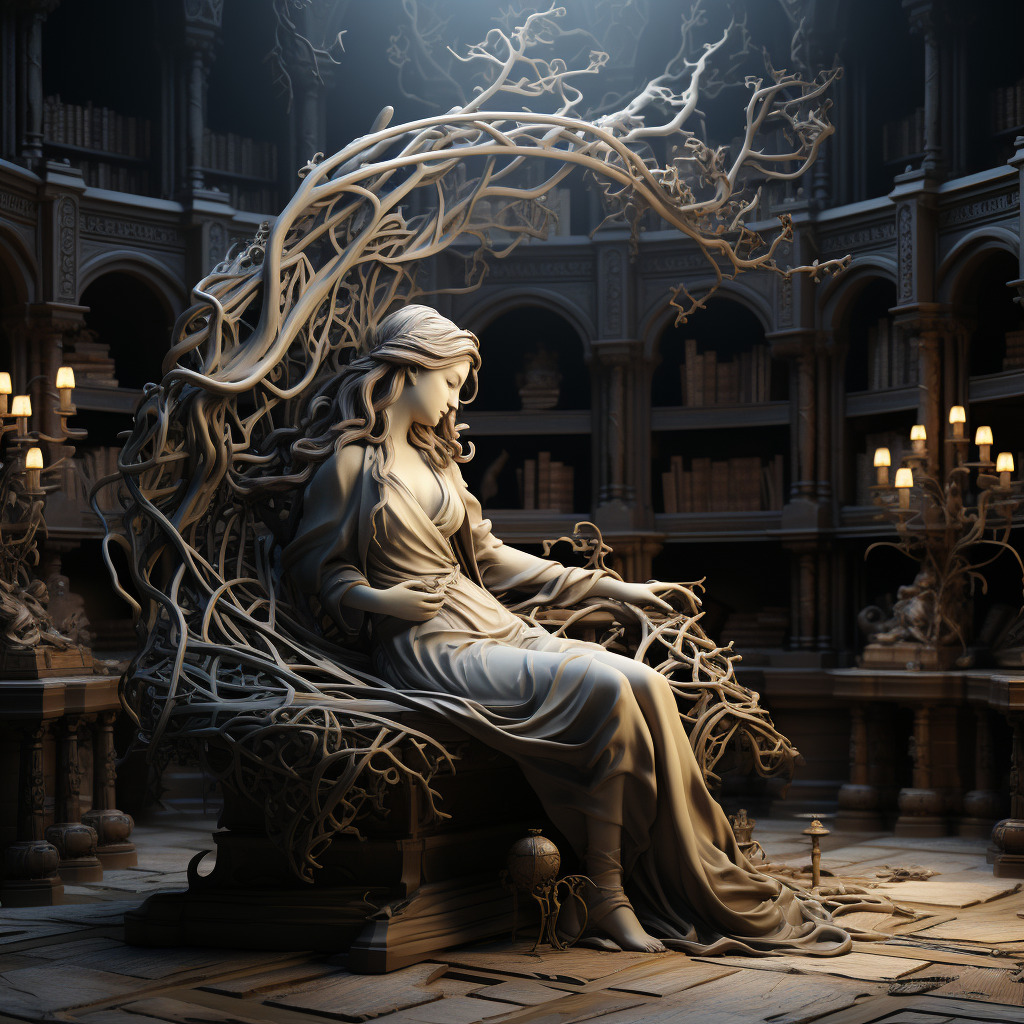 Image of a statue of Elirandel Naethanor